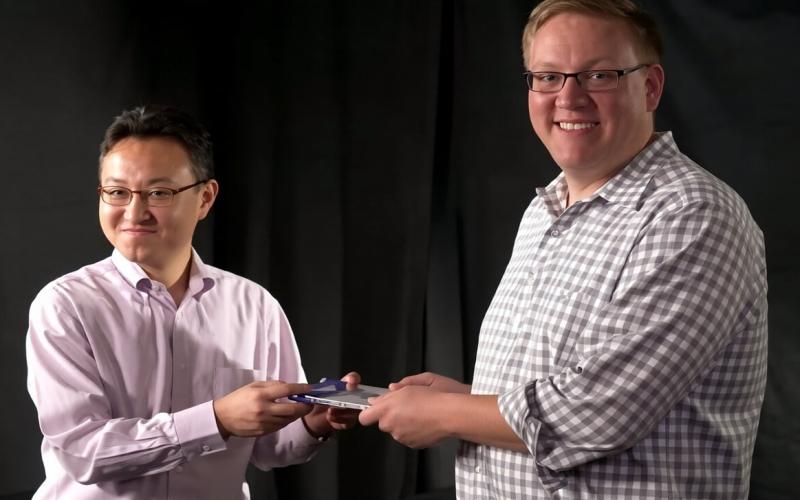 Shuhei Yoshida y Adam Boyes