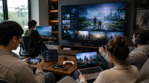 Sala de juegos moderna y acogedora